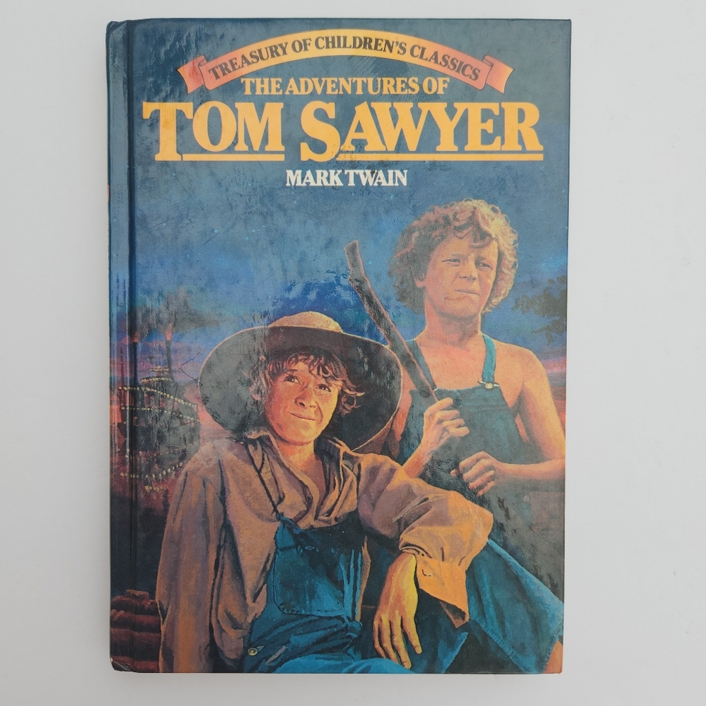 THE ADVENTURES OF TOM SAWYER by Mark Twain Vintage Hardcover Book - Picture 2 of 10